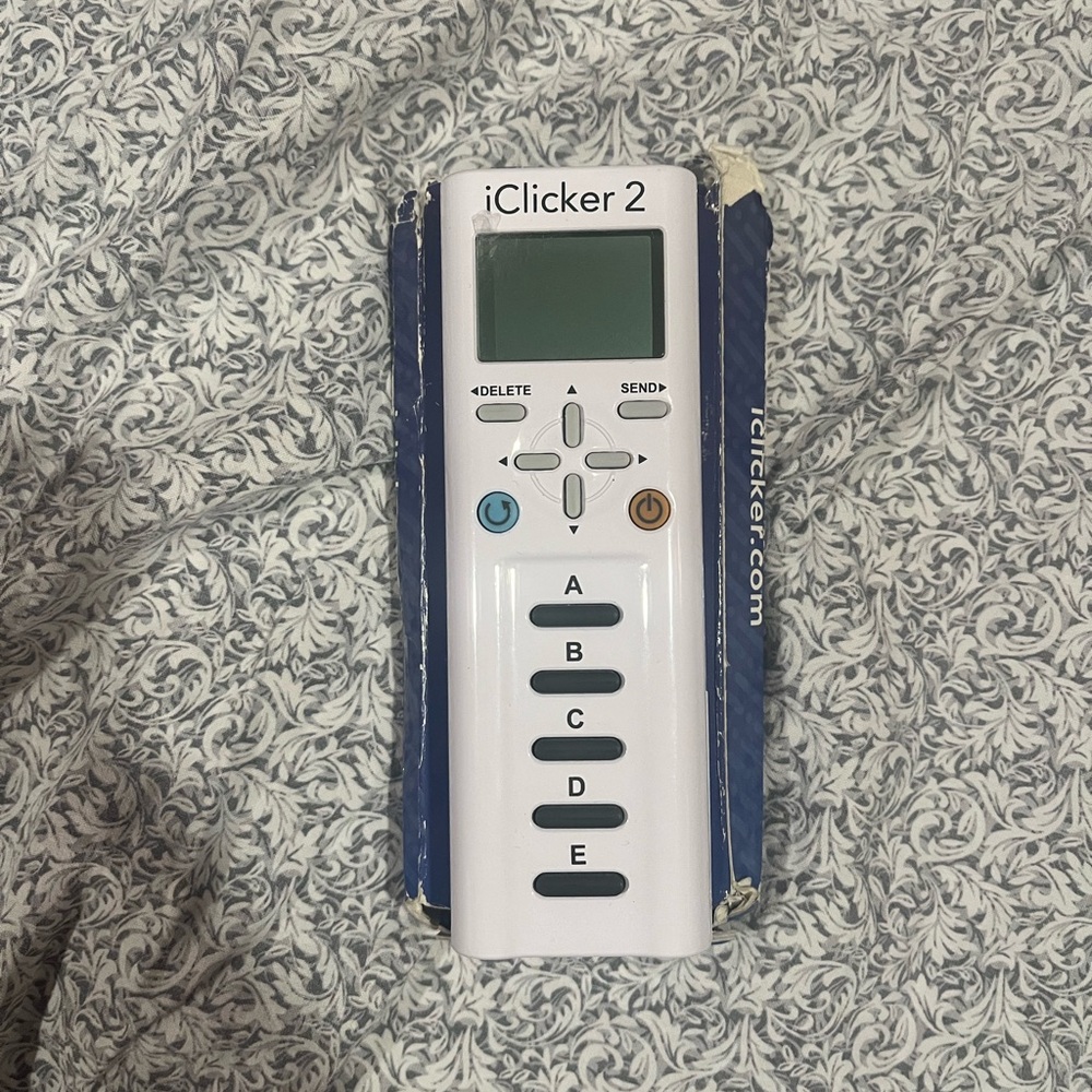 iClicker 2 Remote FULL BATTERY